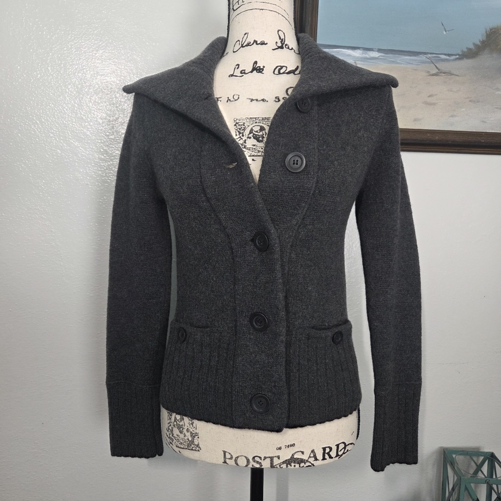 J. Crew Button-Up Sweater Blazer